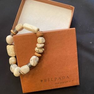 Silpada stone stretch bracelet